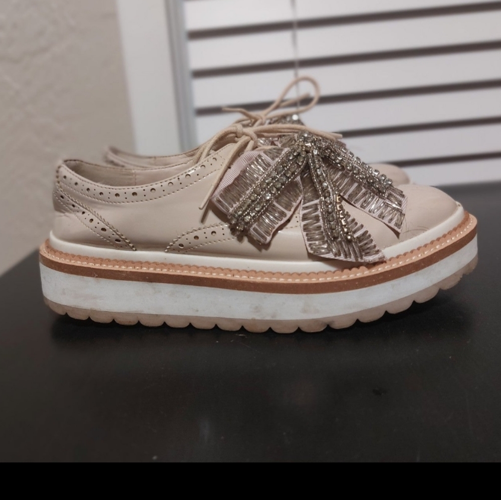 Zara basic oxfords